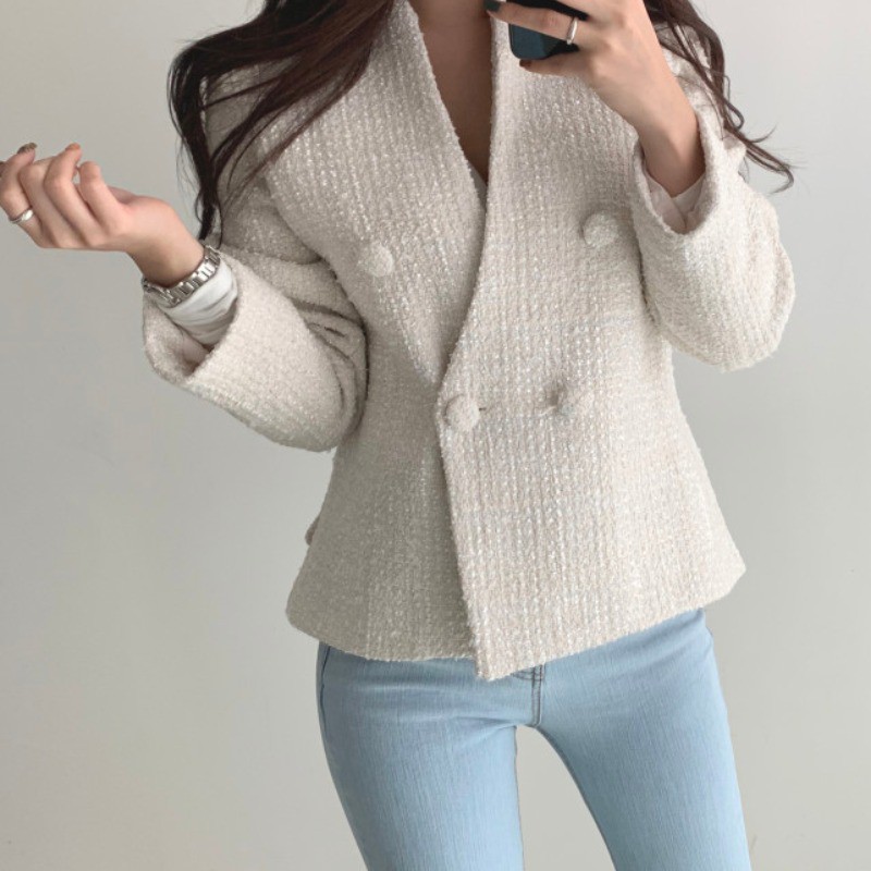 Áo Khoác Cardigan Cổ Chữ V Màu Trơn Thời Trang Thu Đông 2020 Cho Nữ | BigBuy360 - bigbuy360.vn
