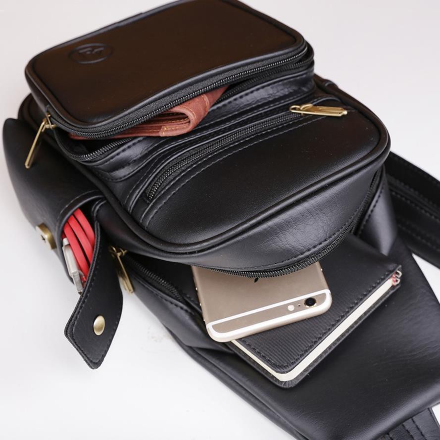 Túi Đeo Chéo Trước Ngực Cao Cấp Da Tổng Hợp Thời Trang [HÀNG  | BigBuy360 - bigbuy360.vn