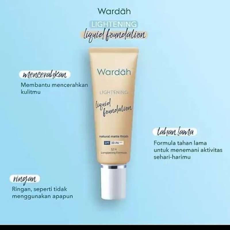(hàng Mới Về) Kem Nền Dạng Lỏng Làm Sáng Da Dung Tích 25ml Wardah | BigBuy360 - bigbuy360.vn