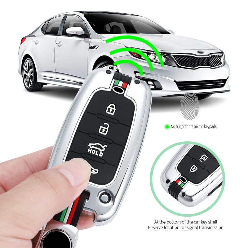 Vỏ Bảo Vệ Chìa Khóa Xe Hơi Hyundai Solaris HB20 Veloster SR IX35 Accent Elantra i30 KIA RIO Forte K2 K3 K5 Sportage 3 4 Nút