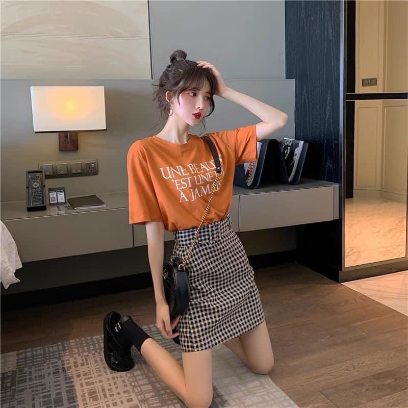 Chân váy caro kèm đai siu xinh🌸🌸🌸 | BigBuy360 - bigbuy360.vn