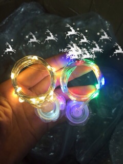 Đèn đom đóm (fairy light) 2m - nhiều màu