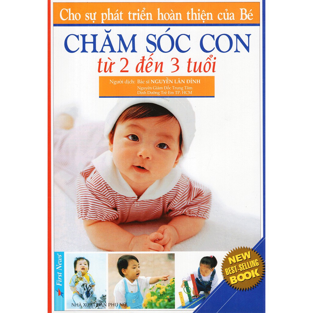 Sách - Combo Chăm sóc con - BS. Nguyễn Lân Đính (5 tập, lẻ cuốn tùy chọn)