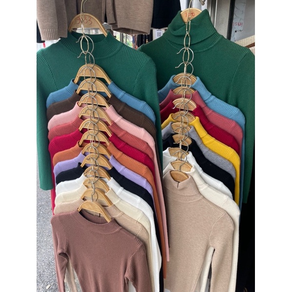 Áo len tăm cổ 3p | BigBuy360 - bigbuy360.vn