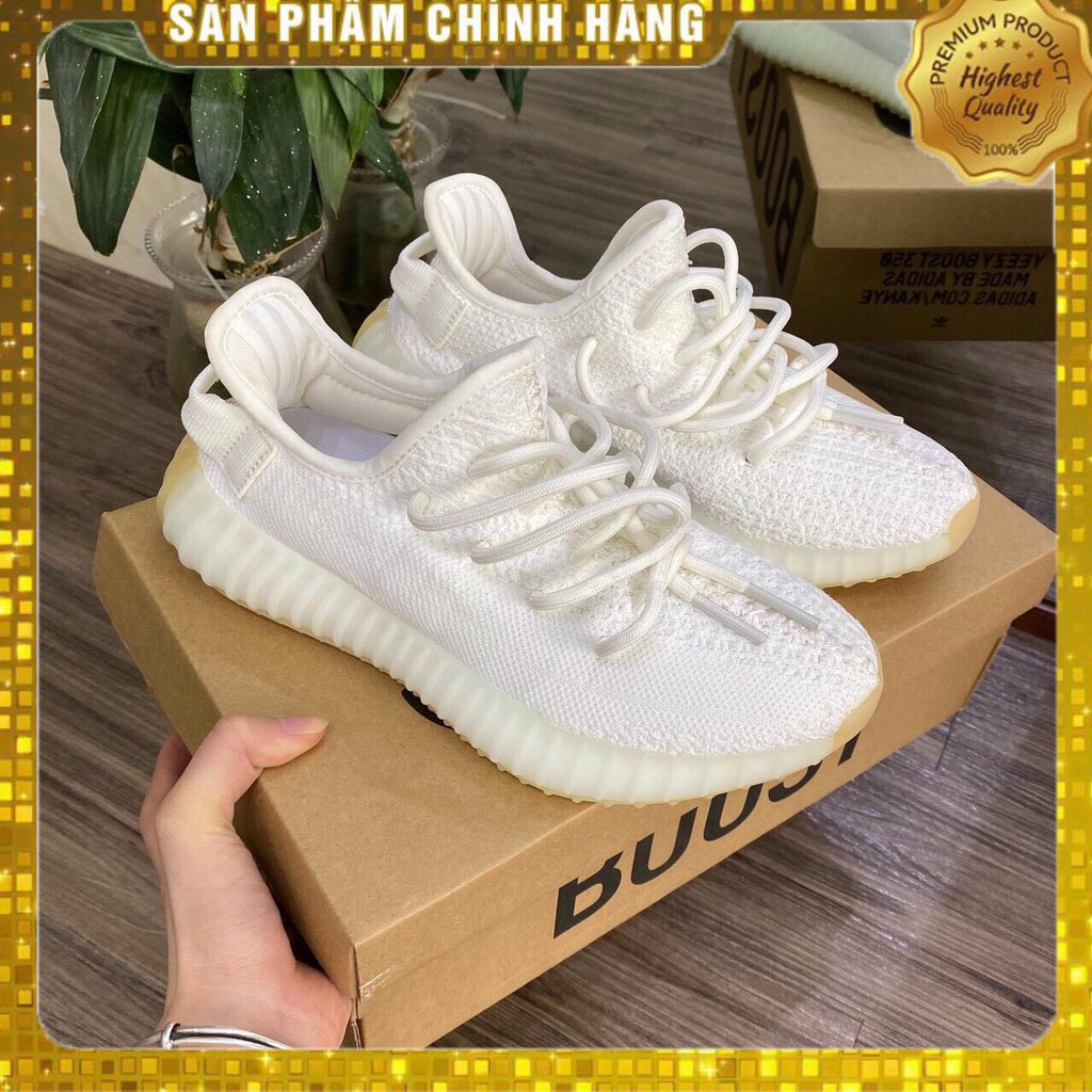 [Free ship- ảnh thật] Giày sneaker thể thao yz 350 full trắng