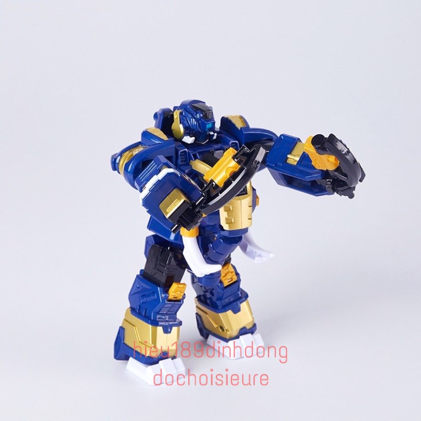 Lực lượng nhí x siêu nhân nhí miniforce animaltron Robot chiến binh thú Voi Elie