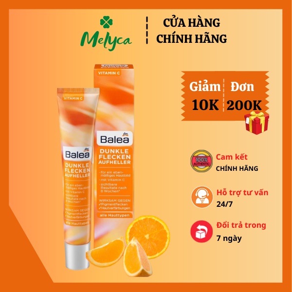 Kem mờ nám tàn nhang Balea Dunkle Flecken Aufheller 50ml nội địa Đức- Shop Melyca