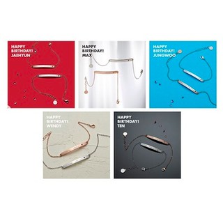 { SM official - Order} SM artist birthday bracelet/ Vòng sinh nhật nghệ sĩ SM