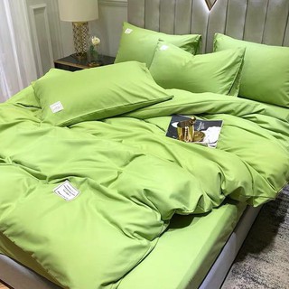 Bộ cotton Đũi Cao Cấp ( Cotton Tici) - Xanh Lá Chuối Full Màu