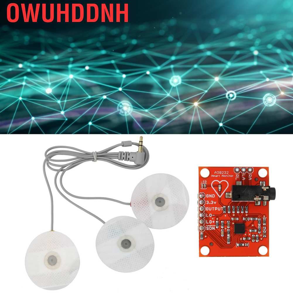 Mô Đun Cảm Biến Ecg Owuhdnh Ad8232 Dc3.3V