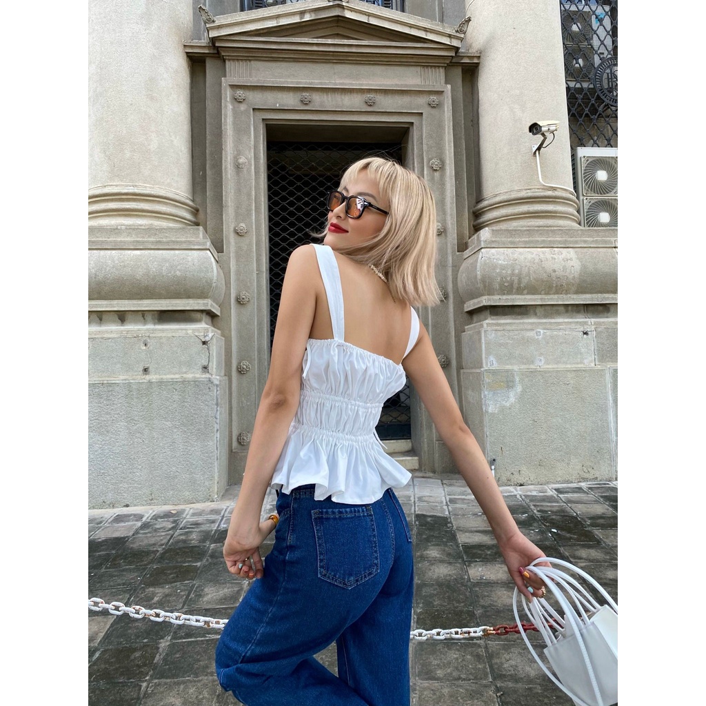 ÁO 2 DÂY KIỂU RÚT DÂY