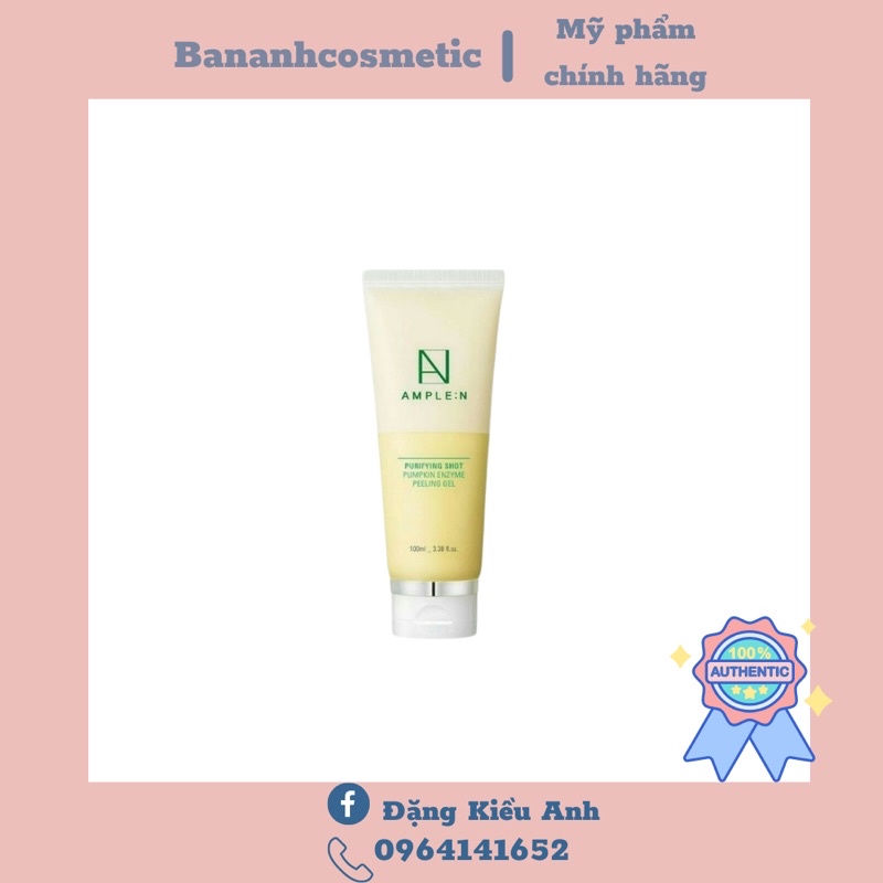 Tẩy da chết BHA bí đỏ AMPLE:N Purifying Shot