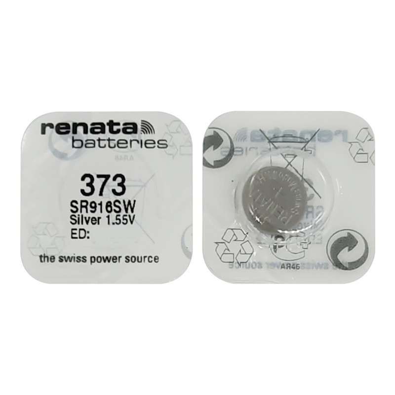 Pin đồng hồ Thụy Sỹ RENATA 373 / SR916SW silver bạc Made in Swiss (Loại tốt - Giá 1 viên)