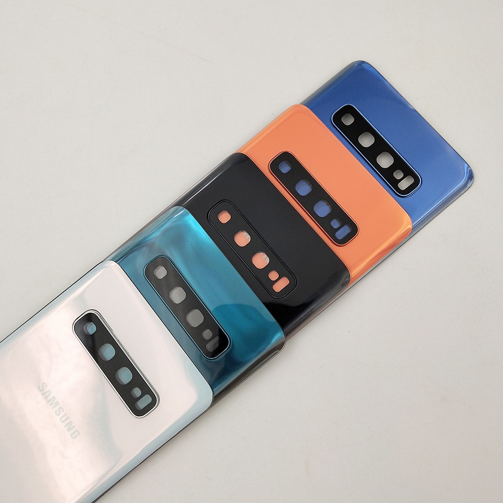 Nắp lưng Samsung Galaxy S10 S10 Plus S10+ S10e Ốp Điện Thoại Mặt Kính Có Camera Cho