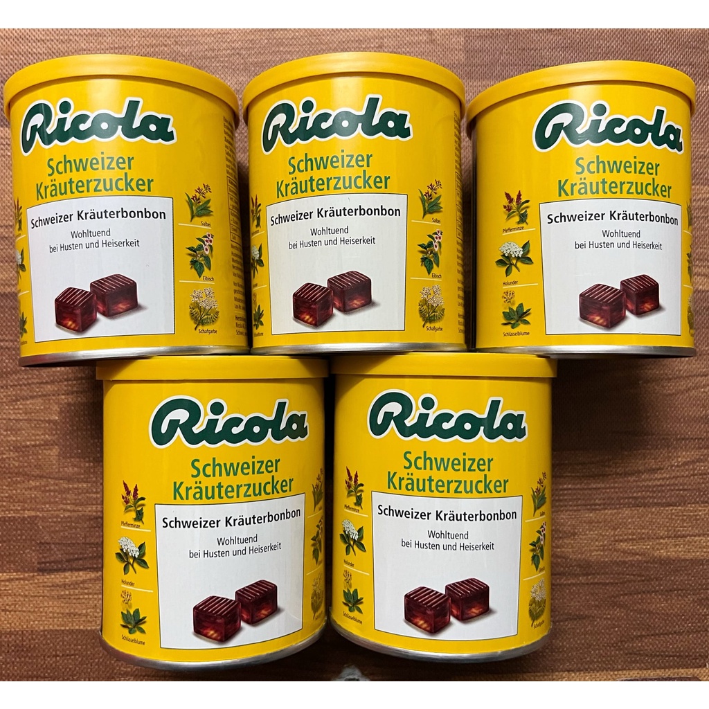 Kẹo Ngậm Thảo Dược Ricola -Viên Ngậm Ho Giảm Đau Họng - Hàng Nội Địa Đức