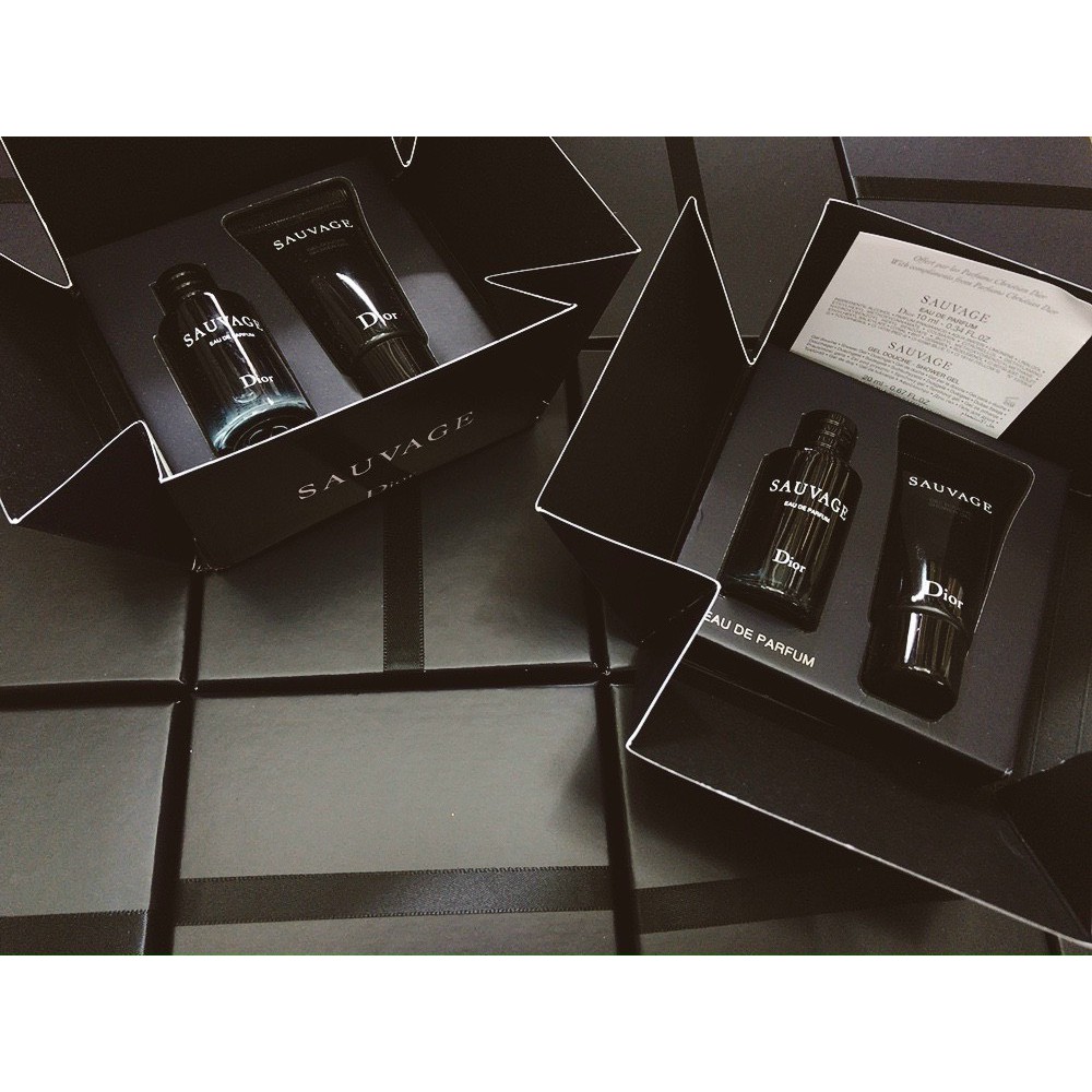 Set Nước hoa mini Nam Dior Sauvage EDP 10ml + sữa tắm 20ml limited hiếm | Thế Giới Skin Care
