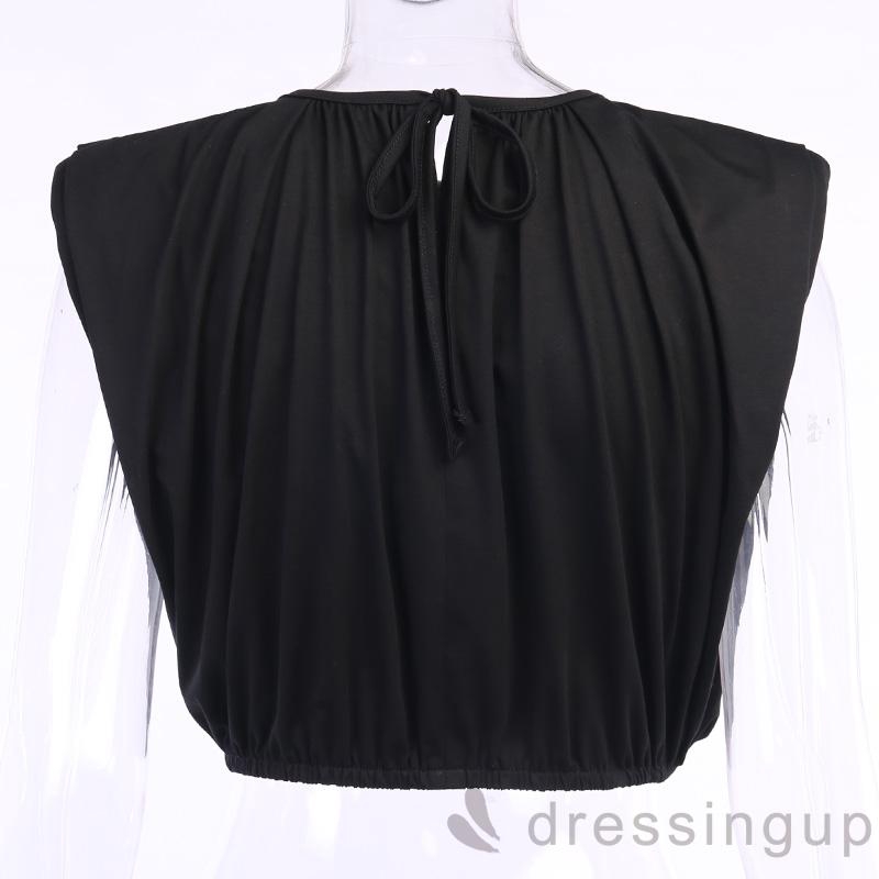 Áo Sát Nách Cổ Tròn Thiết Kế Cột Dây Nữ Tính | BigBuy360 - bigbuy360.vn