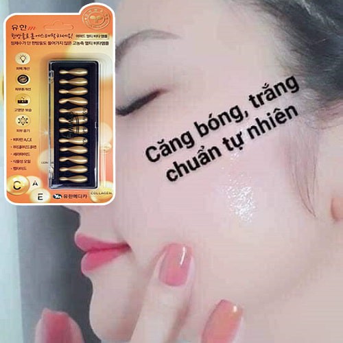 [Hàng Auth] Viên Collagen tươi Ammud Multi Vita Ampoule Hàn Quốc vỉ 12 viên Hàn Quốc [Cam Kết Chính Hãng Hàn Quốc]