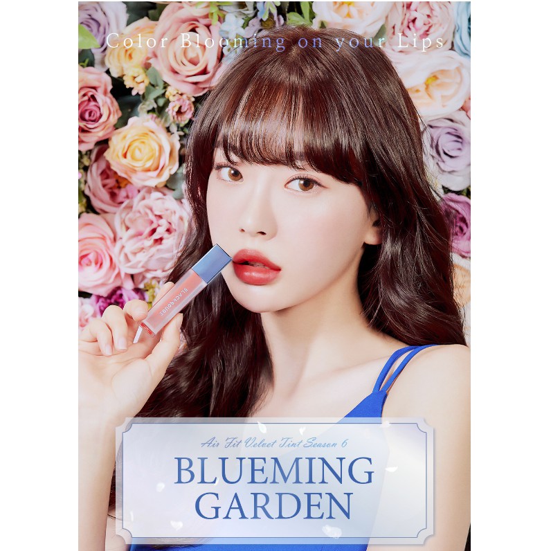 Son Kem Lì Mịn Lâu Trôi Black Rouge Air Fit Velvet Tint Ver 6: Blueming Garden