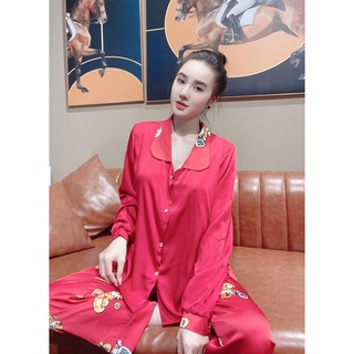 Đồ bộ pyjama latin cổ sen hàng thiết kế