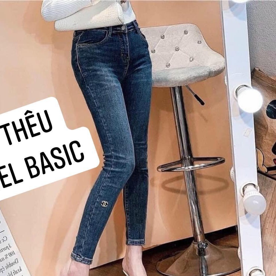 Quần Jean Thêu Chữ X Dáng Ôm Siêu Co Dãn Cao Cấp | BigBuy360 - bigbuy360.vn