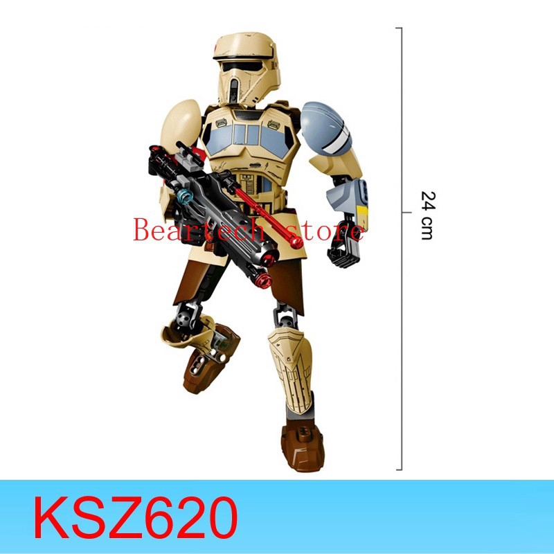 Mô hình lego trò chơi điện tử ksz 606 620 713 714 Force awakens