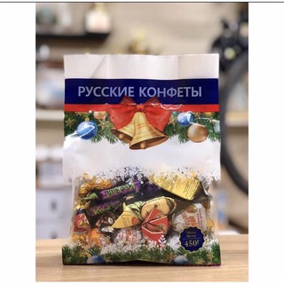 Kẹo mix 8 vị Nga: 140k/gói 450g