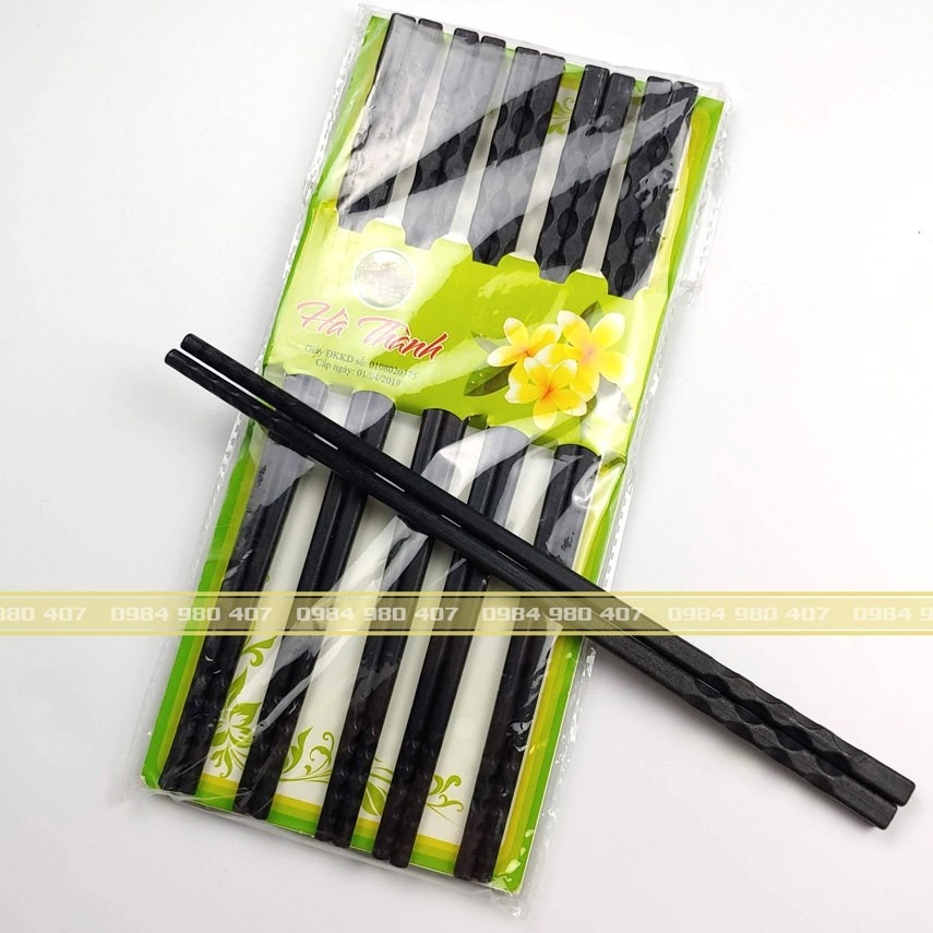 HỘP 10 ĐÔI ĐŨA KHẢM VÀNG NHẬT BẢN SANG TRỌNG
