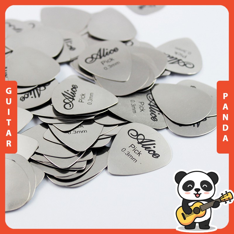 Pick Guitar Alice Thép | Móng Gảy Đàn Guitar Alice Thép | Pick Thép | Siêu Cao Cấp