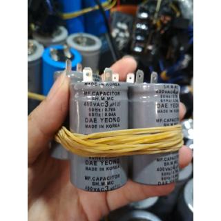 Combo 5 tụ quạt 3 mf 400v chân đứng
