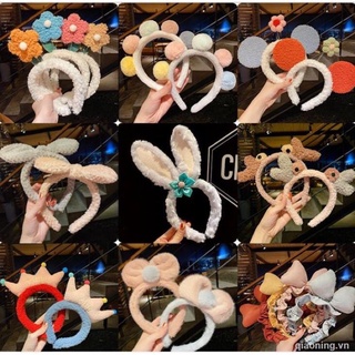 Bờm tóc tai Thỏ tai Gấu Cosplay siêu kute