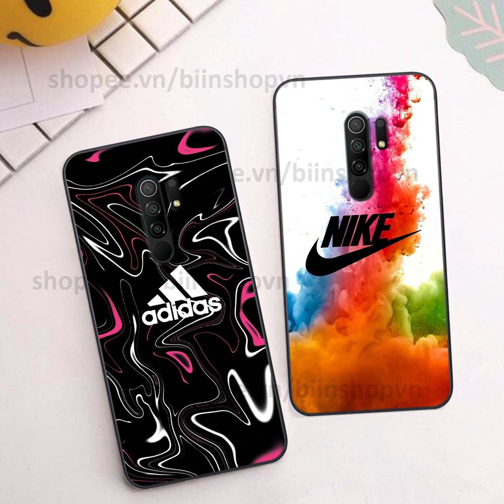 Ốp Xiaomi Redmi 9 in hình thương hiệu nhiều màu sắc thể thao cá tính thời trang