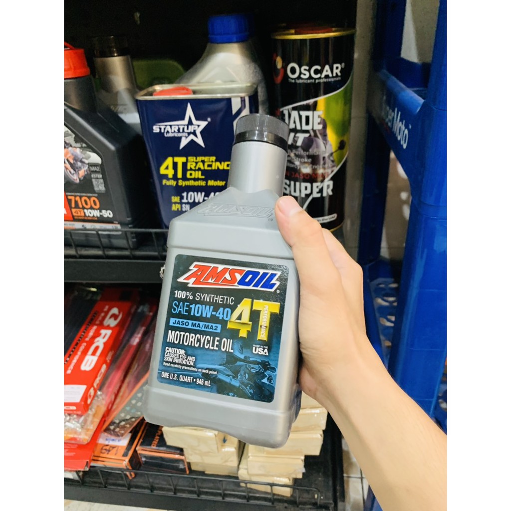 nhớt amsoil xe số và xe ga có đủ nhé anh em nhập khẩu USA