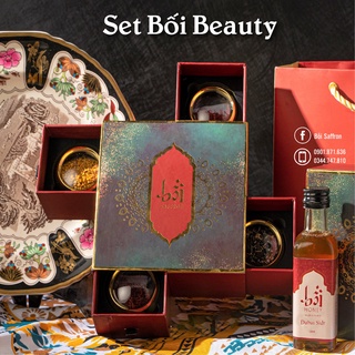 Set Bối Beauty - Combo nước thần Saffron làm đẹp, hỗ trợ giấc ngủ, giảm stress, thanh lọc cơ thể, làm dịu tổn thương