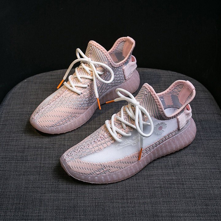 ⚡HÀNG MỚI VỀ⚡Giày thể thao nữ YZ350 đế hoa cúc thoáng khí phản quang cực đẹp | BigBuy360 - bigbuy360.vn