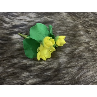 bụi hoa mini thủ công bằng đất sét