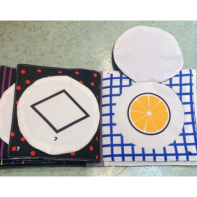 Sách Vải Muki - Lật Giở Kích Thích Thị Giác Black &amp; White