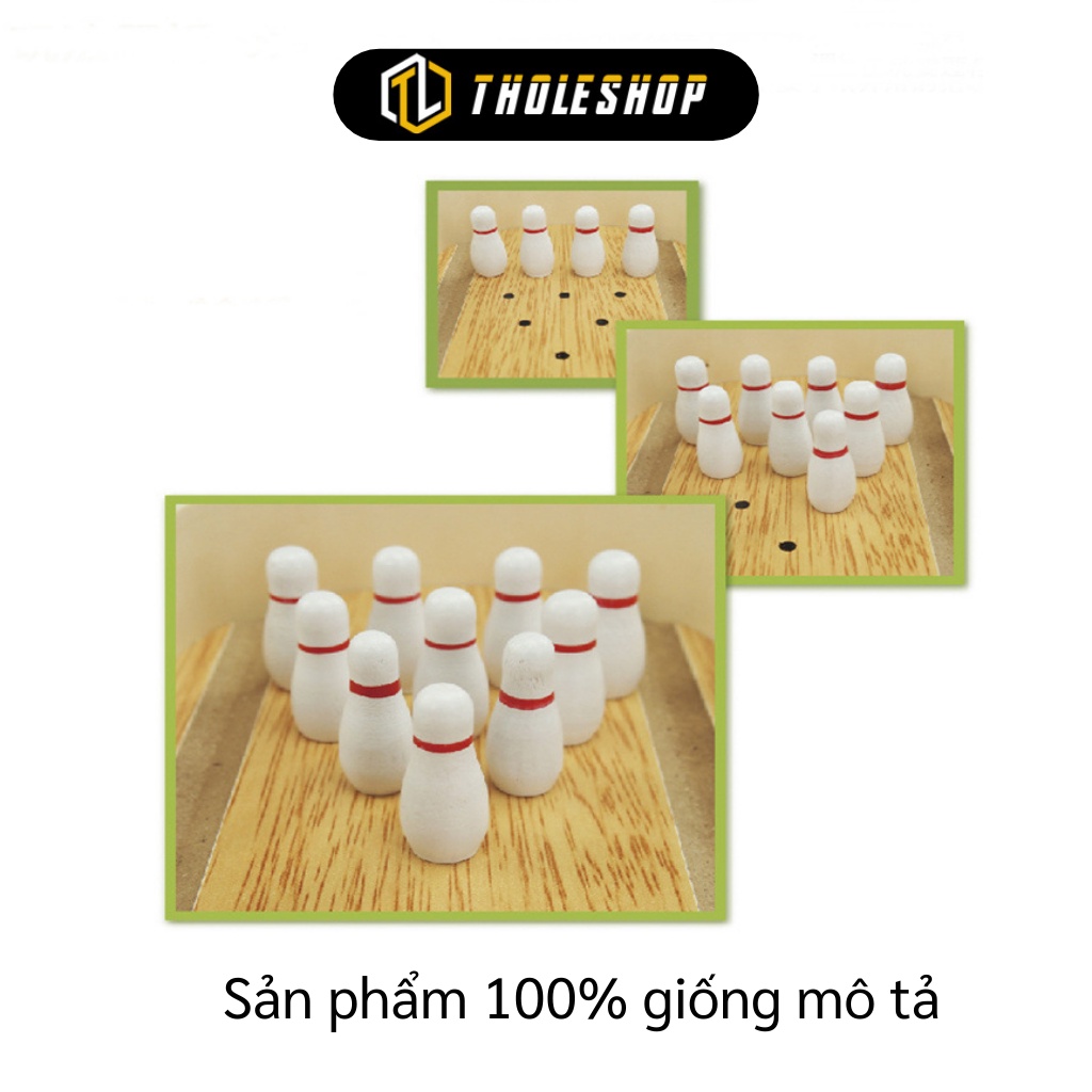 Bowling Cho Bé - Đồ Chơi Bowling Mini Bằng Gỗ Phát Ra Âm Thanh, An Toàn Cho Bé 6407