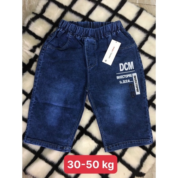 Quần Ngố Jean Đại Nam Cho Bé Nam Đi Chơi \ Đi Học 30-50Kg