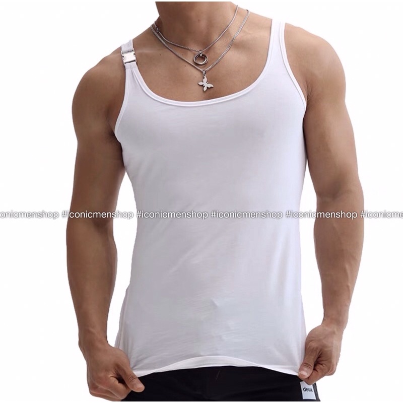 Ba lỗ nam khoá gài inox ,sexy và cá tính