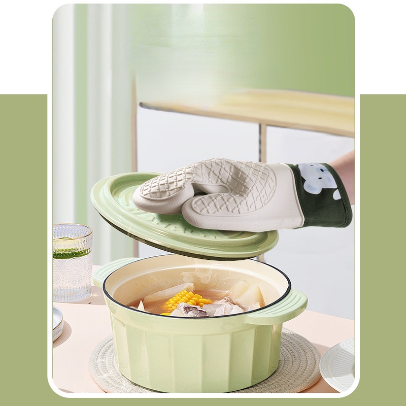 Găng Tay Silicone Cách Nhiệt Dùng Cho Lò Vi Sóng