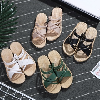 Dép sandal dây mảnh đế chiếu hàng nhập