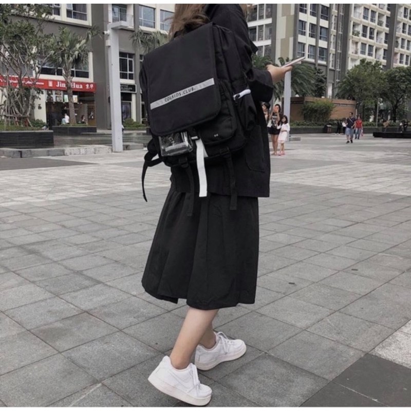 [ SIÊU HÓT ] BALO PHẢN QUANG UNISEX ( TRẮNG/ĐEN )