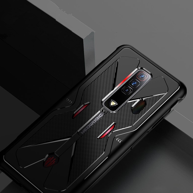 ZTE nubia Play Red Magic 6 6S 7 Pro Luxury Shockproof Armor Case RedMagic 5G 5S 3 3S Soft TPU Silicone Full Phone Protective Matte Back Cover