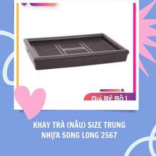 Khay trà size trung nhựa song long