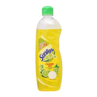 Nước rửa chén Sunlight Chanh 100 chiết xuất chanh tươi chai 730g / 380g