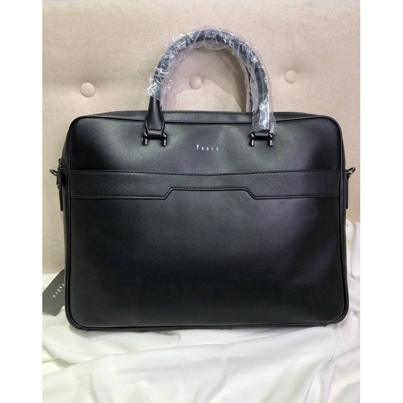 Túi căp văn phòng tay cầm nam Pedro Leather Briefcase