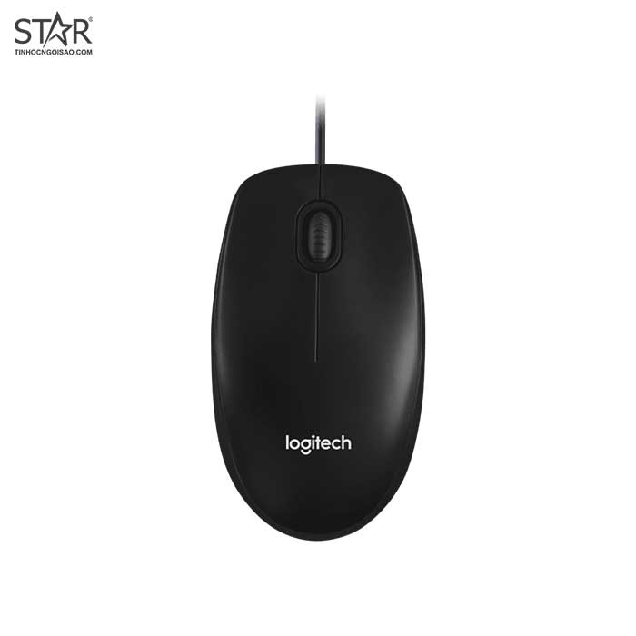 Chuột Văn Phòng Logitech M100R Chính Hãng (Đen)