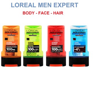 Tắm gội Nam Loreal Men Expert 3 in 1 Pháp 300ml