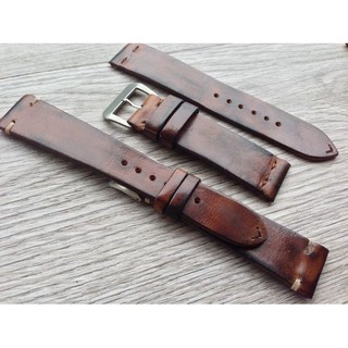 Dây đồng hồ da bò thật handmade